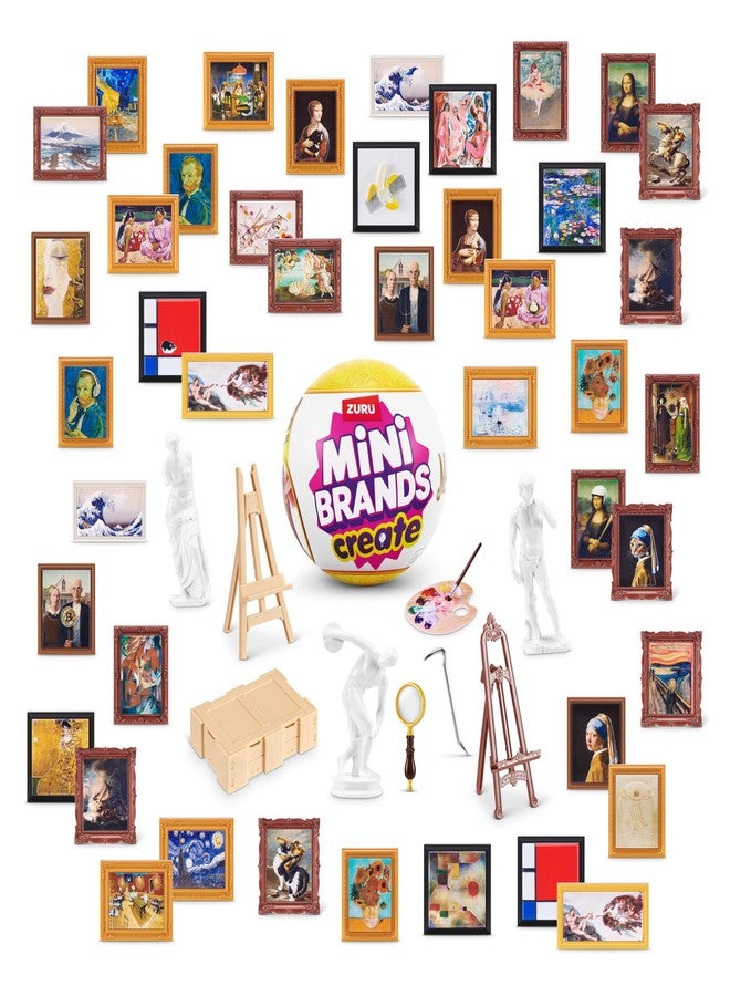 Mini Brands Create Mini Masterpieces Series 1, Capsule 2 Pack by ZURU, Real Miniature Masterpiece Creations Collectible Toy - Image 2
